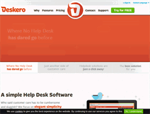 Tablet Screenshot of deskero.com